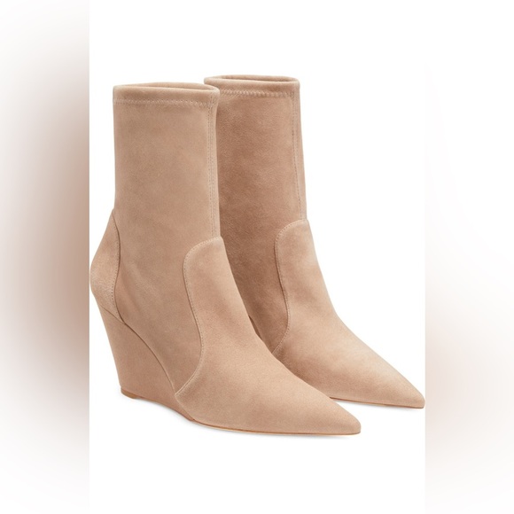 Stuart Wedge 85 Pointed Toe Sock Bootie (Women)
Stuart Weitzman - Picture 2 of 9